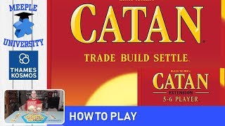 Catan Board Game Complete Rules plus 5-6 player expansion  - How to Play (CONCISE rules👍)