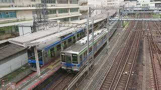 [上から見る東武野田線] 東武10030型未リニューアル車 アーバンパークライン普通春日部行き 大宮(DT-01)発車