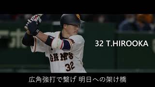 2022年 好きな新応援歌で1-9を組んでみた