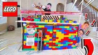 2 NOOBS TRY TO BREAK INTO WORLDS SAFEST LEGO HOUSE!