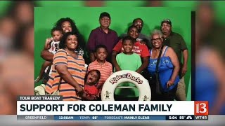 Support for the Coleman family