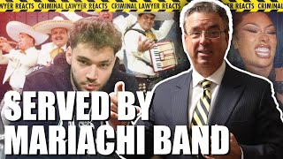 Criminal Lawyer Reacts to ADIN ROSS being served by MEGAN THEE STALLION by Mariachi Band