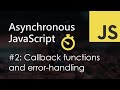 Callback functions and error-handling in JavaScript
