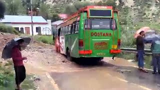 Kishtwar-Batote Road Blocked Due To Mud Slides