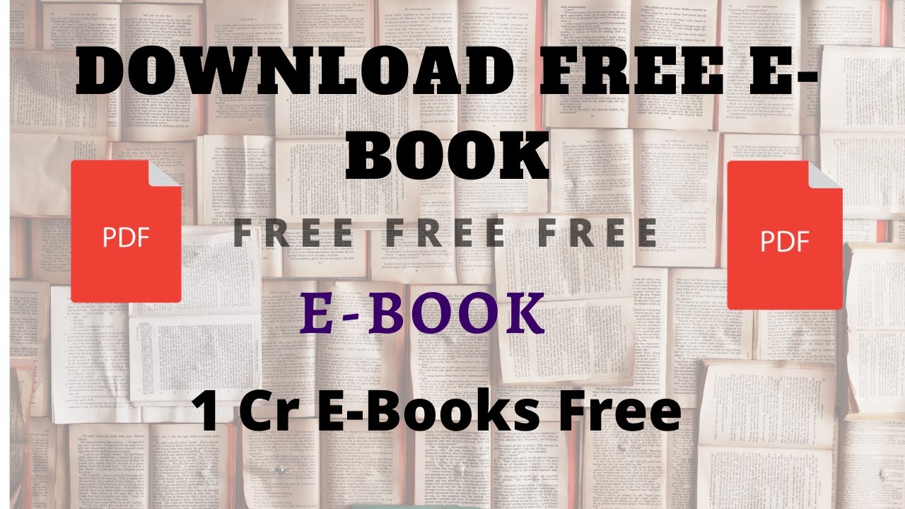 Free Ebook Pdf Download | Free E-Book | Download Book - YouTube