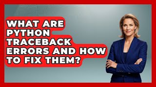 What Are Python Traceback Errors And How To Fix Them? - Python Code School