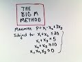 ❖ The Big M Method : Maximization with Mixed Constraints ❖