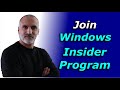 How to Join the Windows Insider Program