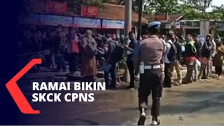 Ramai Bikin SKCK untuk Seleksi CPNS di Polresta Bandung