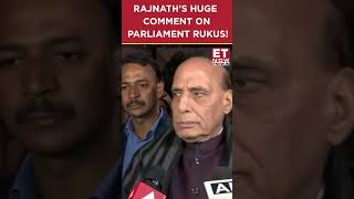 Rajnath Singh's Huge Statement On Parliament Ruckus | #etnow #rajnathsingh #shorts #rahulgandhi