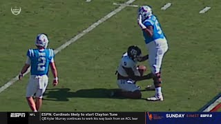 Texas A&M player gets ejected for punching Ole Miss player in the groin