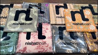 Nisha by Nishat Shamrey Linen 3PC Ustiched |New winter collection 2024| wholesale price | #nishat