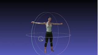 Viewing 3D scan from Microsoft Kinect V2 in MeshLab (pre and post body segmentation) | Depth Camera