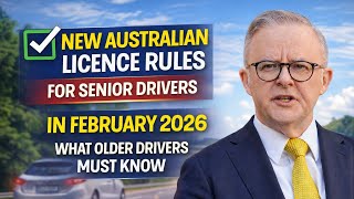 ✅ New Australian Licence Rules for Senior Drivers in February 2026 – What Older Drivers Must Know