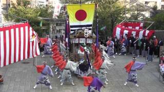 長崎くんち2014  弓矢八幡祝い船 八幡町 Nagasaki KUNCHI  長崎宮日祭