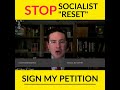 stop the socialist reset