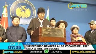 Evo Morales anuncia que convocará a nuevas elecciones en Bolivia | AFP