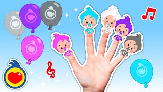 Давайте лопать воздушные шары! Выучим цвета с семьей пальчиков Плим Плим #2 ♫ Пл