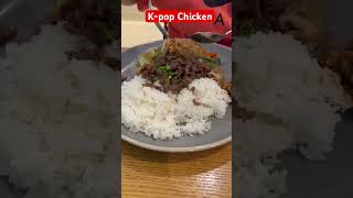 Lunch at K-pop Chicken #koreanchicken #japchae  #jajangmyeong #rasalkhaimah  #youtubeshorts