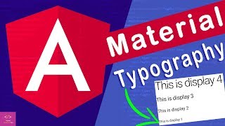 🔥Angular Material Typography in angular 8 [Tutorial - 11]