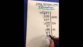 5L - Long Division with Estimation