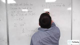 AQA A-Level Further Maths E7-02 Arc Length and Surface Area: Arc Length of y=8x√x