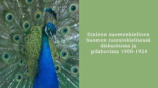 Etninen suomenkielinen Suomen ruotsinkielisessä diskurssissa ja pilakuvissa 1900-24 (Tieteen päivät)