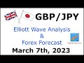 GBP JPY Elliott Wave Analysis | Forex Forecast March 7, 2023 | GBPJPY Analysis Today