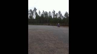 lite skoj med minibiken