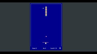 Simple Arkanoid Game using JavaScript