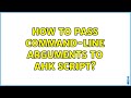How to pass command-line arguments to AHK script?