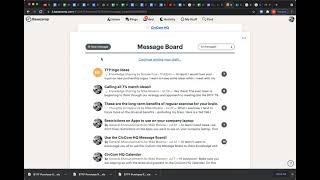 Using the Message Board in Basecamp