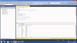 19.SQL Server Tutorial - Telugu (Sp with return Statement and alter )