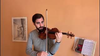 Pierre Gaviniès - 24 Etude for violin solo - Etude n.2