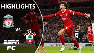 CLEAN SHEET 🙌 Liverpool vs. Southhampton | FA Cup Highlights | ESPN FC