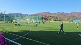 신화FC(U10) vs 아르마다(U11) 8인제  장흥동계훈련 2025년 01월 17일