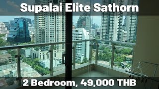 Supalai Elite Sathorn Suanplu Bangkok 2 bedroom condo for rent