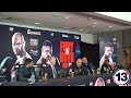 TYSON FURY READY TO SMASH USYK   FURY VS  USYK PRESS CONFERENCE IN MORECAMBE BEFORE SAUDI