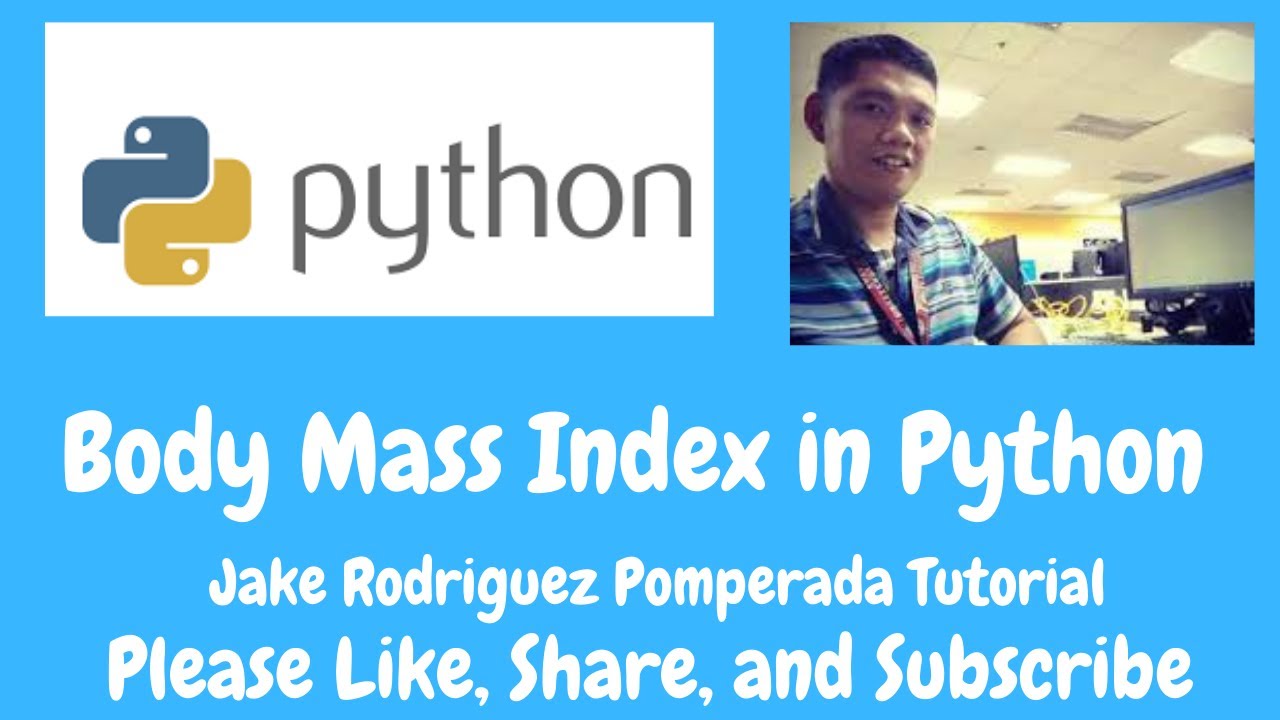 Body Mass Index In Python Youtube