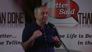 Sufian Zhemukhov Better Said Than Done S'Mores Storytelling Show