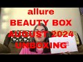 allure Beauty Box August 2024 Unboxing