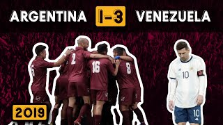 El día que LA SCALONETA perdió contra LA VINOTINTO 🔥👀 | 🇦🇷 Argentina 1-3 Venezuela 🇻🇪 ⚽️