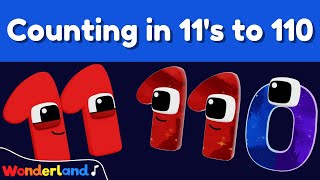 Wonderland Songs: Counting in 11's to 110 | Kids Songs