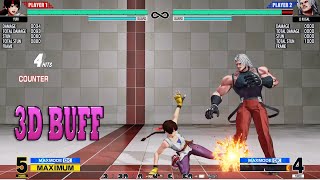 KOF XV: YURI 3D Combo Buff !