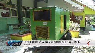 SEKOLAH MENYIAPKAN MESIN DIESEL SAAT UNBK