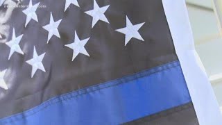 Thin Blue Line flag in York starts controversy