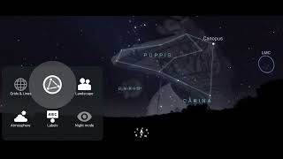 Compass on Stellarium