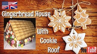 IKEA Gingerbread House with cookie roof