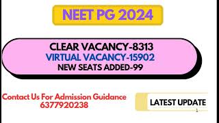 NEET PG 2024 | AIQ Round-3 Seat Matrix |  Expected Shift In Counselling  | NRI Seats#neetpgaiq