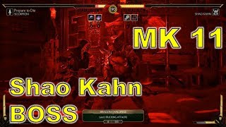 Scorpion vs Shao Kahn must die BOSS, MK11 Towers, Hellfire Vengeance,Time of Death, Mortal Kombat 11